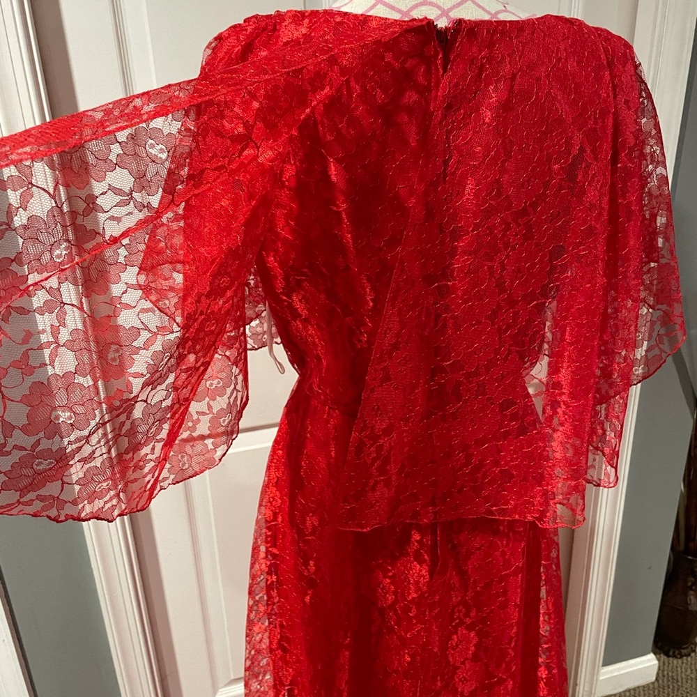 Lace Vintage Dress Mike Benet Formals - Picture 4 of 5